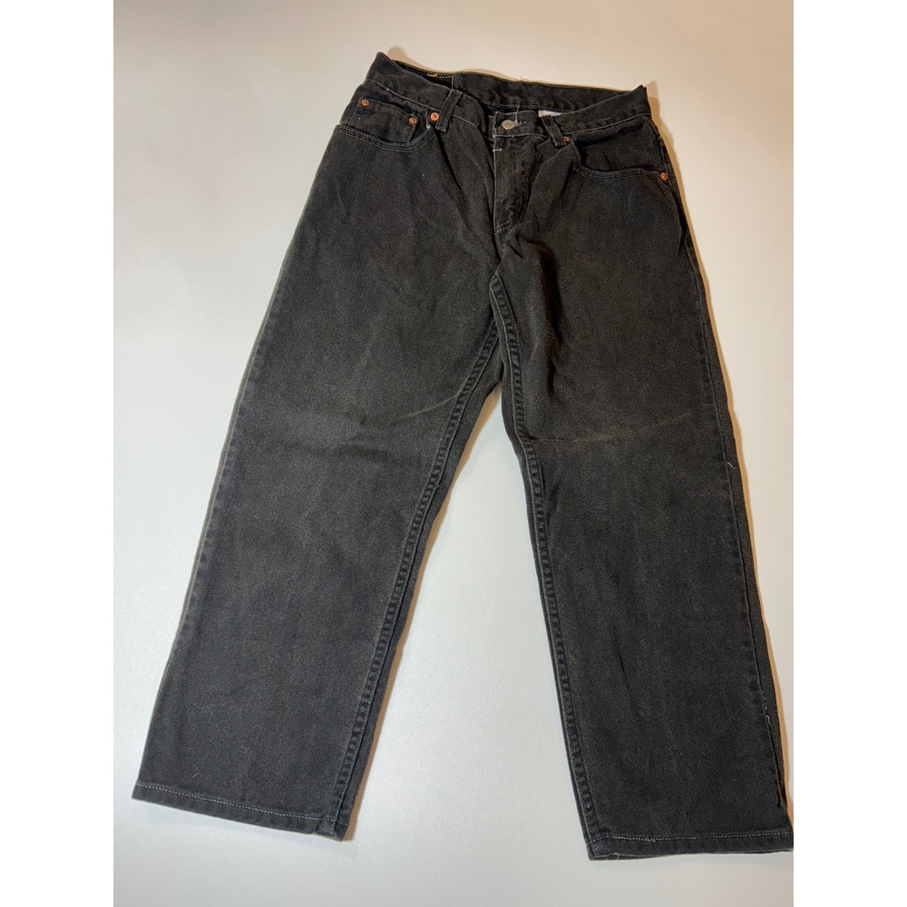 Levi's Jeans Boys' 30x26 Black 550 Relaxed Fit Husky